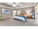 Spacious main bedroom with a ceiling fan, and comfortable furnishings at 504 S Westminster Ne Way, Atlanta, GA 30307
