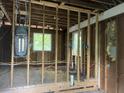 Interior view of an unfinished room with exposed framing and electrical wiring visible at 2039 Harwinor Se Rd, Smyrna, GA 30082
