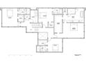 Detailed floor plan with bedrooms, closets, bathrooms, laundry, and Primary suite at 246 Garland Ave, Decatur, GA 30030