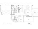 Detailed second floor plan layout with garage, dining, Gathering and living room at 246 Garland Ave, Decatur, GA 30030