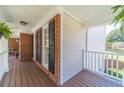 Inviting front porch with views of the surrounding landscape and neighborhood at 4610 Admiral Ridge Way, Lilburn, GA 30047