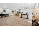 Spacious living room boasting hardwood floors and plenty of natural light at 4745 Elam Forest Dr, Stone Mountain, GA 30083
