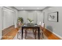 Dining room with a dark wood table and seating for six at 2215 Springdale Sw Rd, Atlanta, GA 30315