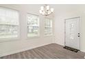 Bright entryway with hardwood flooring, decorative door, and plenty of natural light at 523 Mount Zion, Hapeville, GA 30354