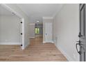 Inviting entryway with beautiful hardwood floors, neutral walls, and modern finishes at 2517 Hampton Park Ct, Marietta, GA 30062