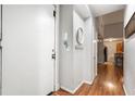 Bright entryway with hardwood floors and modern fixtures leading to the unit's main living areas at 1031 State Nw St # 106, Atlanta, GA 30318