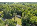 An aerial view of the property showcasing its location amidst lush greenery and a serene environment at 6133 Post Rd, Douglasville, GA 30135