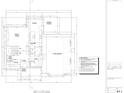 First floor plan layout with dimensions, showing the kitchen, great room, and 3 car garage at 7947 Post Rd, Winston, GA 30187