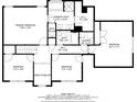 Detailed floorplan showcasing the layout of the second floor, including the primary bedroom, bathrooms, and bedrooms at 3760 Ansley Park Dr, Suwanee, GA 30024