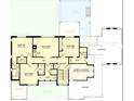 A detailed second floor plan shows suites, game room, balcony, and flex space above the garages at 405 Cynthia Ln, Mcdonough, GA 30252