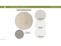 Image showcasing selections for engineered hardwood flooring, carpet, and interior wall/trim/ceiling paint options at 591 Brashy St, Woodstock, GA 30188