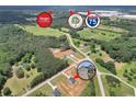 Aerial view of the neighborhood, highlighting nearby Tanger Outlets and Interstate 75 at 715 Colvin Dr, Locust Grove, GA 30248