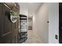 Welcoming entryway featuring a black front door, modern decor, and a bright, clean aesthetic at 1268 Ladd Sw St, Atlanta, GA 30310