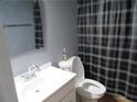 Bathroom featuring a white vanity, new fixtures, and a mirror at 1993 Whitehall Forest Ct, Atlanta, GA 30316