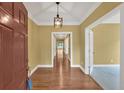 Bright foyer with hardwood floors, high ceilings, and neutral paint at 123 Patrick Way, Marietta, GA 30064