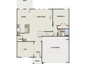 First floor plan featuring a two-car garage, kitchen, flex room, Gathering room, and bedroom at 609 Villa Rica Spgs, Villa Rica, GA 30180