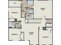 Second floor plan with primary suite, laundry, upstairs living, and three additional bedrooms at 609 Villa Rica Spgs, Villa Rica, GA 30180