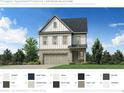 Charming two-story home with a mix of stone and siding, complemented by a well-manicured front yard at 1572 Wicker Wood Se Pl, Smyrna, GA 30080