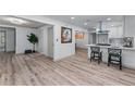 Open-concept living and kitchen area with stylish decor and modern flooring at 1819 Waldrep Se Cir, Marietta, GA 30060