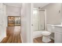 Functional bathroom with a shower and tub combination at 2220 Runnymead Se Rdg, Marietta, GA 30067