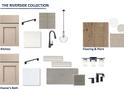 Interior design layout shows flooring, kitchen, and bathroom selections for the new home at 448 Lower Shoreline Sw Ct, Marietta, GA 30064