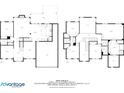 Detailed two-story floor plan showcasing the layout and dimensions of the home's living spaces and features at 121 Bradshaw Park Dr, Woodstock, GA 30188