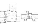 Detailed floor plan showcasing the layout of the home's two stories at 3449 Parkview Dr, Atlanta, GA 30337