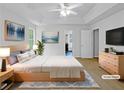 Spacious main bedroom with a trey ceiling and lots of natural light at 2397 Charleston Ter, Decatur, GA 30034