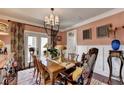 Comfortable dining area with seating for six, decorative accents, and lots of natural light at 3621 Portland Trail Dr, Suwanee, GA 30024
