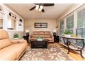 Cozy living room featuring hardwood floors, neutral walls, and comfortable seating at 3829 Bright Star Road Rd, Douglasville, GA 30135