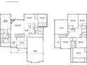 Detailed floor plan showcasing open-concept living, spacious kitchen, and garage at 161 West Lake Blvd, Carrollton, GA 30116