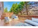 Relaxing outdoor patio with comfortable seating and scenic backyard views at 3901 Old Atlanta Station Se Dr, Atlanta, GA 30339
