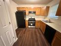 Well-equipped kitchen featuring modern stainless steel appliances and ample cabinet storage space at 4610 Idlewood Park, Lithonia, GA 30038