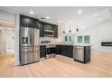 Modern kitchen features stainless steel appliances, sleek cabinets, and an open design at 3052 Brook Dr, Decatur, GA 30033