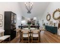 Open dining area with modern chandelier and stylish decor at 666 Serramonte Drive Dr, Marietta, GA 30068