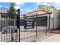 Exterior shot of Inman Motor Works entrance, showcasing the property's secure gated access and commercial setting at 820 Dekalb Ne Ave # 2, Atlanta, GA 30307