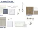 An example of the interior design choices, including kitchen and bath, from The Adair Collection at 1045 Pine Bark Ln, Canton, GA 30114