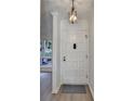 Bright foyer with a traditional white door and stylish overhead lighting at 882 Cedar Canyon Se Sq, Marietta, GA 30067
