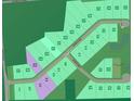This map displays a new home community, noting lot locations, street names, and lot numbers at 4820 Gadwall Way, Cumming, GA 30028