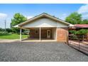 Detached brick carport providing convenient covered parking and storage at 81 Laurie Ct, Hiram, GA 30141