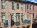 Private balcony boasts ample seating space and overlooks scenic views at 2380 Crescent Park Ct # 4, Atlanta, GA 30339