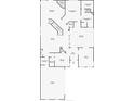 A detailed floorplan showcasing the layout and dimensions of the home's rooms and outdoor living spaces at 9602 Coastal Pointe Dr, Villa Rica, GA 30180