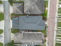Birds eye view of rooftops in a neighborhood with lush trees lining streets at 121 Fulton Se Way, Atlanta, GA 30312