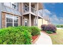 Beautifully landscaped home exterior featuring manicured bushes and a well-maintained sidewalk at 3631 Guinevere Trace Trce, Douglasville, GA 30135