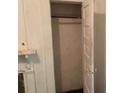 An empty closet with rod for organizing clothes and accessories at 901 Mayson Turner Nw Rd, Atlanta, GA 30314