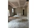 Spacious room awaiting finishing touches with ample natural light from a window and door at 1716 Hickory Heights (Lot 2) Way, Acworth, GA 30102