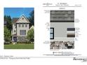 Exterior color collection scheme shows roof shingle, siding, stone veneer, front door, and trim colors at 2210 Park Walke Dr, Alpharetta, GA 30009