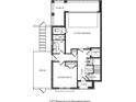 Layout of the residence featuring a 2 car garage, bedroom and patio at 2275 Park Walke Dr, Alpharetta, GA 30009