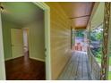 Home's balcony showcases outdoor views and access to the interior space at 1177 Castle Way Way, Norcross, GA 30093