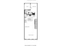 Second floorplan featuring kitchen, Gathering room, dining area, and sunroom with deck at 1003 Crown Oak St # 43, Johns Creek, GA 30022